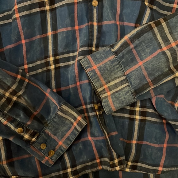 American Eagle Plaid Button Up | XL - Picture 4 of 5